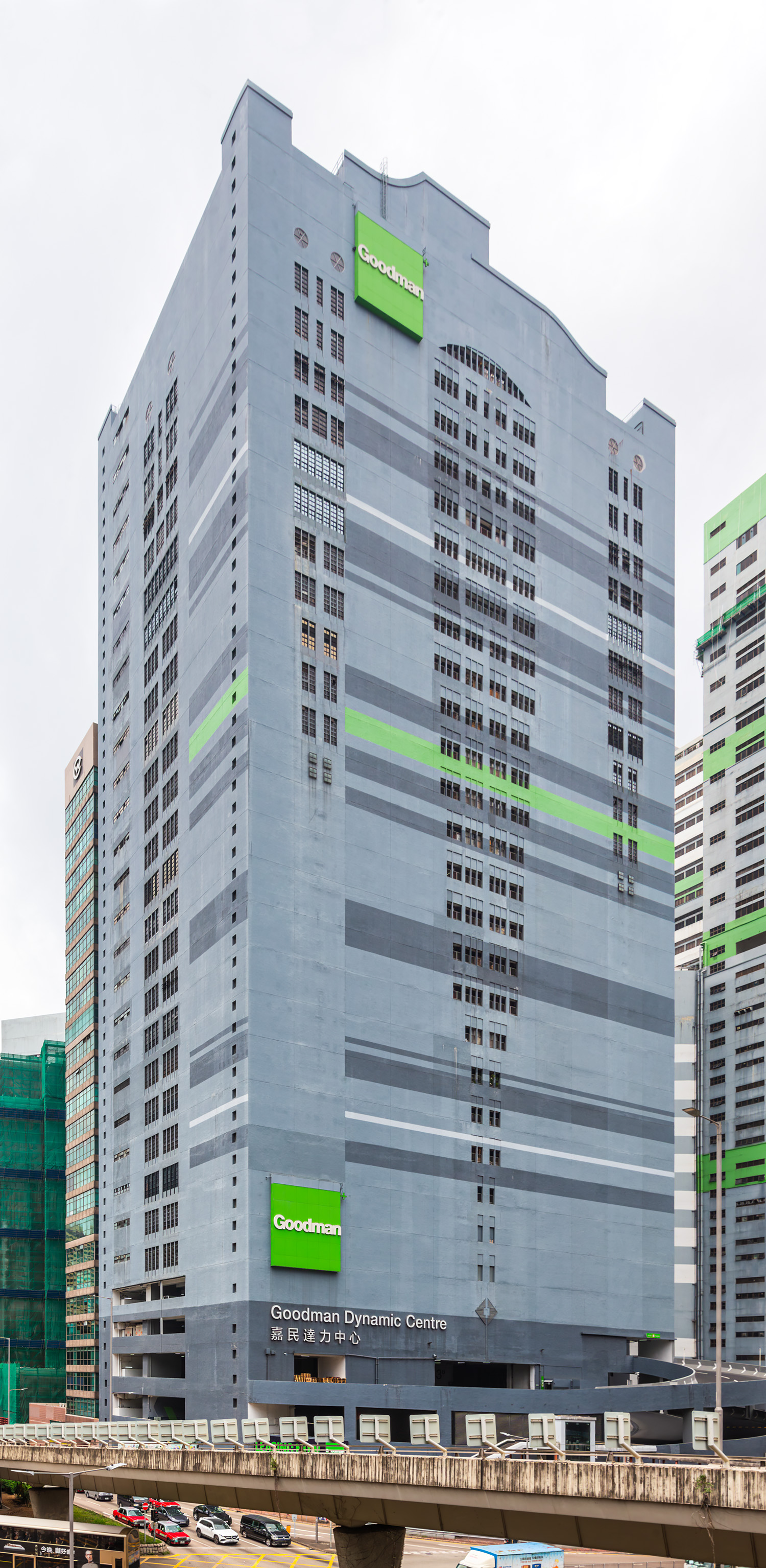 Goodman Dynamic Centre, Hong Kong - View from the east. © Mathias Beinling